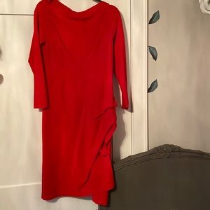 Gorgeous Red La Petite Robe Chiara Boni Knee length dress